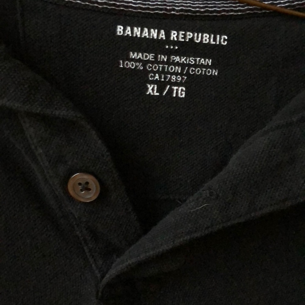 Black Men’s Polo Shirt - Picture 2 of 3